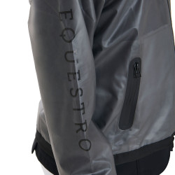 Imperméable coupe-vent enfant avec capuche zippée Equestro Gris Imperméable coupe-vent enfant avec capuche zippée Equestro Gris
