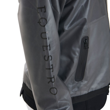 Imperméable coupe-vent enfant avec capuche zippée Equestro Imperméable coupe-vent enfant avec capuche zippée Equestro