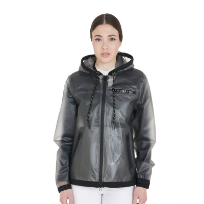 Imperméable technique transparent femme Equestro Gris