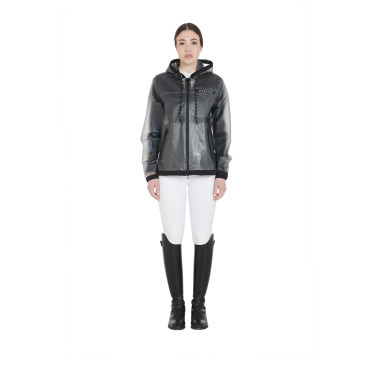 Imperméable technique transparent femme Equestro Imperméable technique transparent femme Equestro