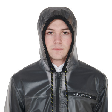 Imperméable technique transparent homme Equestro Imperméable technique transparent homme Equestro