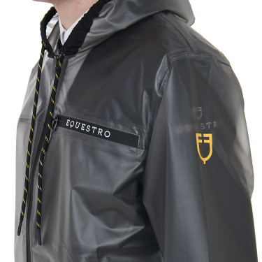 Imperméable technique transparent homme Equestro Imperméable technique transparent homme Equestro