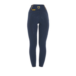 Legging femme avec doublure en polaire Equestro Marine blazer Bleu marine