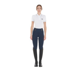 Legging femme avec doublure en polaire Equestro Marine blazer Bleu marine
