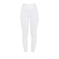 Legging femme avec doublure en polaire Equestro Blanc Legging femme avec doublure en polaire Equestro Blanc