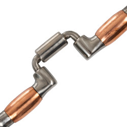 Mors correctionnel avec garniture turquoise Pool's Mors correctionnel avec garniture turquoise Pool's