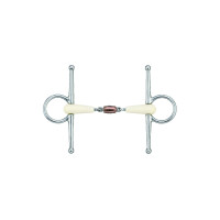 Mors Happy Mouth en cuivre avec branches et double brisure