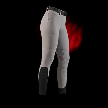 Pantalon slim fit femme Equestro Ridertechnology avec coutures thermosoudées Pantalon slim fit femme Equestro Ridertechnology avec coutures thermosoudées
