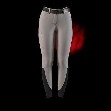 Pantalon slim fit femme Equestro Ridertechnology avec coutures thermosoudées Pantalon slim fit femme Equestro Ridertechnology avec coutures thermosoudées