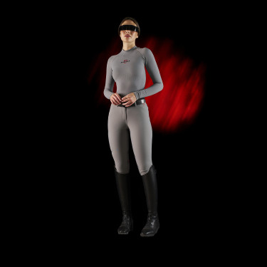 Pantalon slim fit femme Equestro Ridertechnology avec coutures thermosoudées Pantalon slim fit femme Equestro Ridertechnology avec coutures thermosoudées