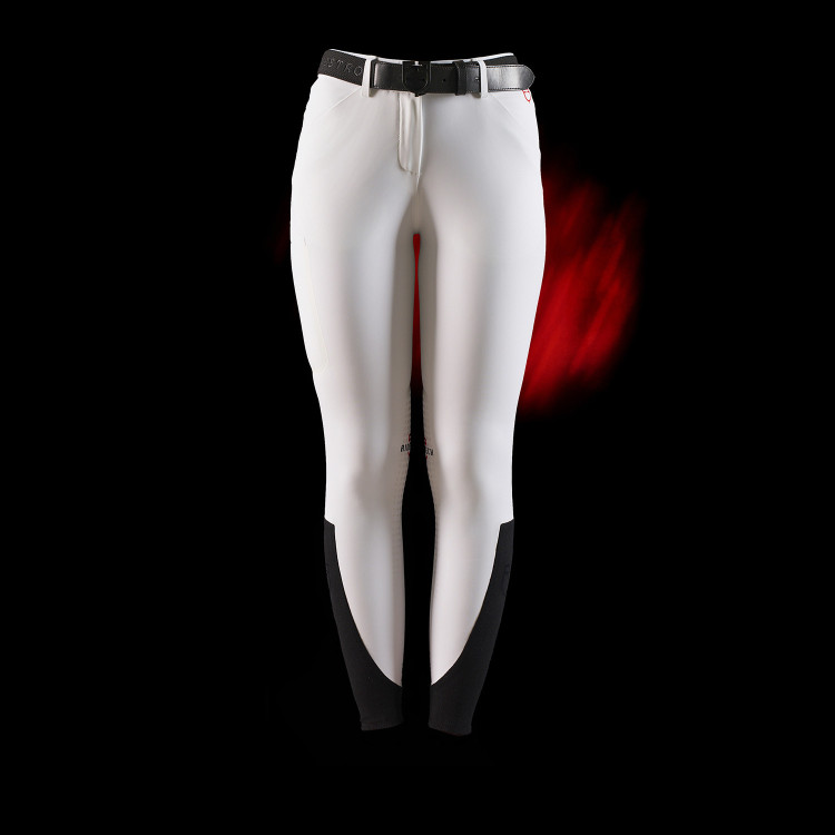 Pantalon slim fit femme Equestro Ridertechnology avec coutures thermosoudées Pantalon slim fit femme Equestro Ridertechnology avec coutures thermosoudées