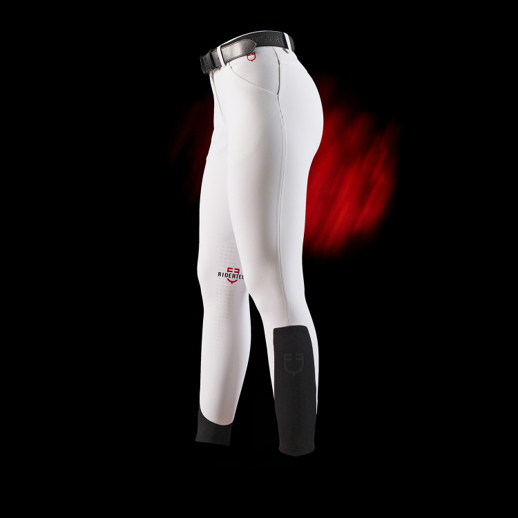 Pantalon slim fit femme Equestro Ridertechnology avec coutures thermosoudées Pantalon slim fit femme Equestro Ridertechnology avec coutures thermosoudées