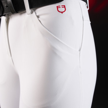 Pantalon slim fit femme Equestro Ridertechnology avec coutures thermosoudées Pantalon slim fit femme Equestro Ridertechnology avec coutures thermosoudées