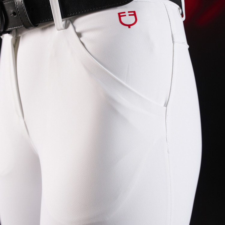 Pantalon slim fit femme Equestro Ridertechnology avec coutures thermosoudées Pantalon slim fit femme Equestro Ridertechnology avec coutures thermosoudées