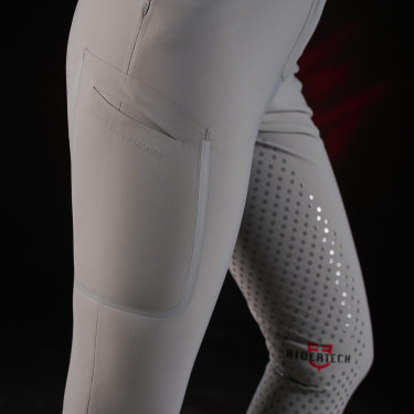 Pantalon slim fit femme Equestro Ridertechnology full grip Pantalon slim fit femme Equestro Ridertechnology full grip