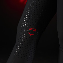 Pantalon slim fit femme Equestro Ridertechnology full grip Noir Pantalon slim fit femme Equestro Ridertechnology full grip Noir