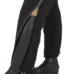 Pantalon tear-away femme avec fermeture éclair sur toute la longueur Equestro Noir Pantalon tear-away femme avec fermeture éclair sur toute la longueur Equestro Noir
