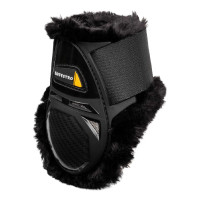 Protège-boulets Spider Man avec mouton synthétique Equestro Noir Protège-boulets Spider Man avec mouton synthétique Equestro Noir