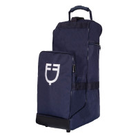 Sac à bottes et casque Equestro avec renfort en caoutchouc Marine Bleu marine Sac à bottes et casque Equestro avec renfort en caoutchouc Marine Bleu marine