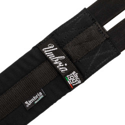 Sangle de saut en tissu avec élastiques Umbria Equitazione Noir