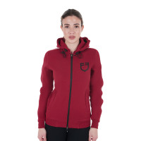 Sweat-shirt à capuche Equestro femme avec zip Scooter