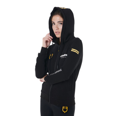 Sweat-shirt à capuche femme Scuderia Equestro en French Terry Sweat-shirt à capuche femme Scuderia Equestro en French Terry