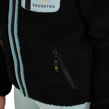Sweat-shirt en polaire enfant fermeture éclair Equestro Sweat-shirt en polaire enfant fermeture éclair Equestro