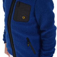 Sweat-shirt en polaire enfant fermeture éclair Equestro Noir Sweat-shirt en polaire enfant fermeture éclair Equestro Noir