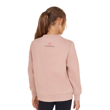 Sweat-shirt Equestro en coton à col rond fille Lovely Horse Sweat-shirt Equestro en coton à col rond fille Lovely Horse