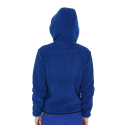 Sweat-shirt femme en polaire avec poche Equestro Bleu royal Sweat-shirt femme en polaire avec poche Equestro Bleu royal