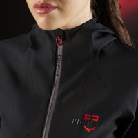 Sweat-shirt technique à capuche femme Equestro Ridertechnology Noir Sweat-shirt technique à capuche femme Equestro Ridertechnology Noir