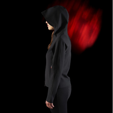 Sweat-shirt technique à capuche femme Equestro Ridertechnology Sweat-shirt technique à capuche femme Equestro Ridertechnology