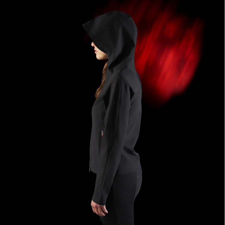 Sweat-shirt technique à capuche femme Equestro Ridertechnology Sweat-shirt technique à capuche femme Equestro Ridertechnology