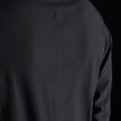 Sweat-shirt technique à capuche homme Equestro Ridertechnology Noir