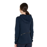 Sweat-shirt technique femme en jersey avec fermeture éclair Equestro Marine blazer Bleu marine Sweat-shirt technique femme en jersey avec fermeture éclair Equestro Marine blazer Bleu marine