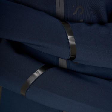 Sweat-shirt technique femme en jersey avec fermeture éclair Equestro Marine blazer Bleu marine
