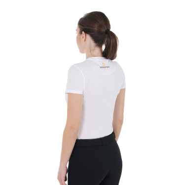 T-shirt en coton Equestro femme Horse Lover T-shirt en coton Equestro femme Horse Lover