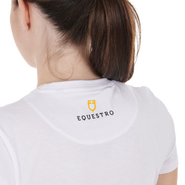T-shirt en coton Equestro femme Horse Lover T-shirt en coton Equestro femme Horse Lover