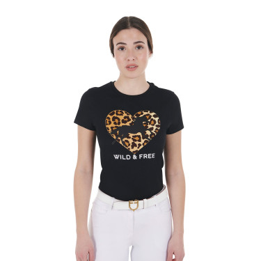 T-shirt en coton femme Wild & Free Equestro T-shirt en coton femme Wild & Free Equestro