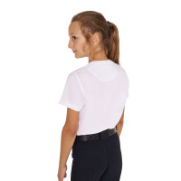 T-shirt Equestro en coton fille Ready To Jump Blanc