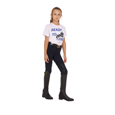 T-shirt Equestro en coton fille Ready To Jump T-shirt Equestro en coton fille Ready To Jump