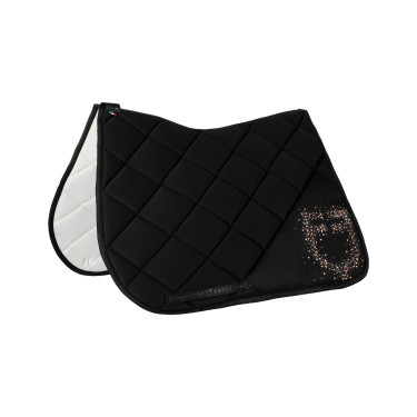 Tapis de saut logo en strass Equestro Tapis de saut logo en strass Equestro