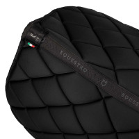 Tapis de saut logo en strass Equestro Noir Tapis de saut logo en strass Equestro Noir