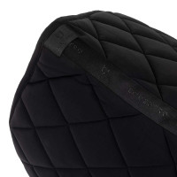 Tapis de selle de saut logo en strass Equestro Noir Tapis de selle de saut logo en strass Equestro Noir