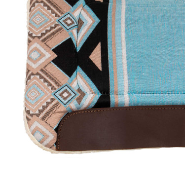 Tapis de selle western avec rembourrage en laine synthétique Pool's Tapis de selle western avec rembourrage en laine synthétique Pool's