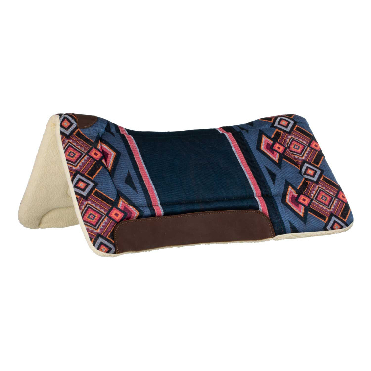 Tapis de selle western avec rembourrage en laine synthétique Pool's Tapis de selle western avec rembourrage en laine synthétique Pool's