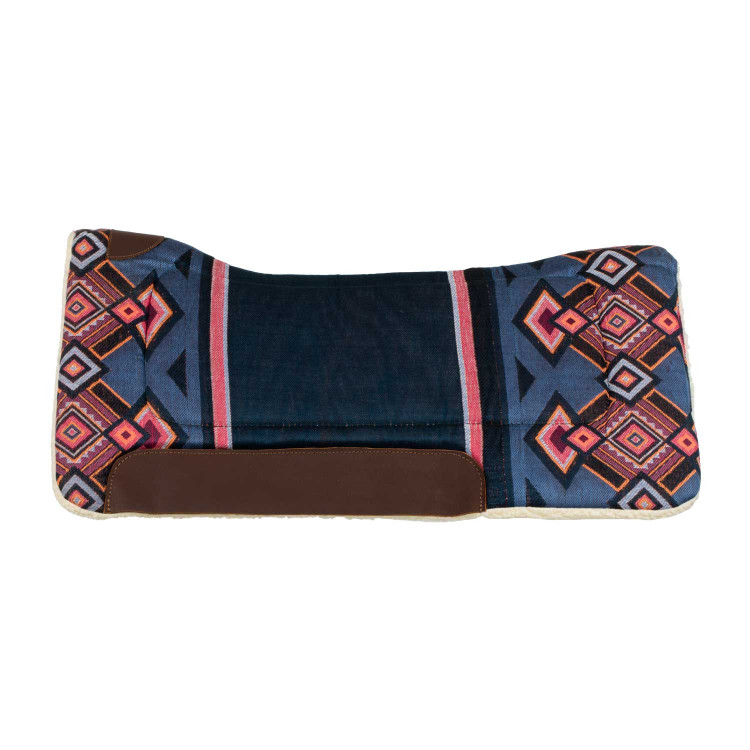 Tapis de selle western avec rembourrage en laine synthétique Pool's Tapis de selle western avec rembourrage en laine synthétique Pool's