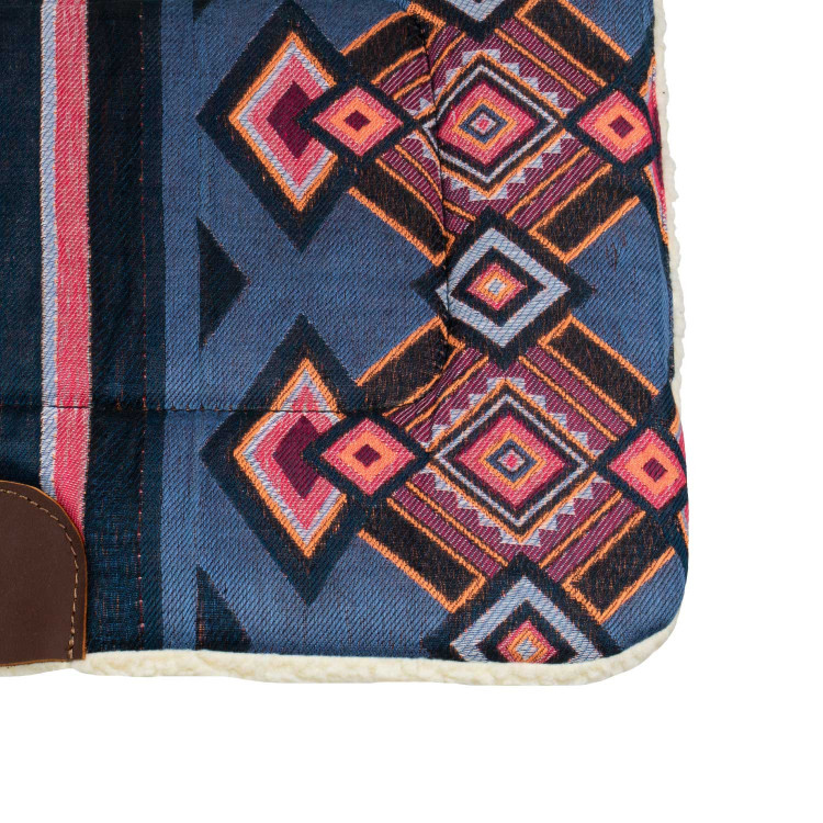 Tapis de selle western avec rembourrage en laine synthétique Pool's Tapis de selle western avec rembourrage en laine synthétique Pool's