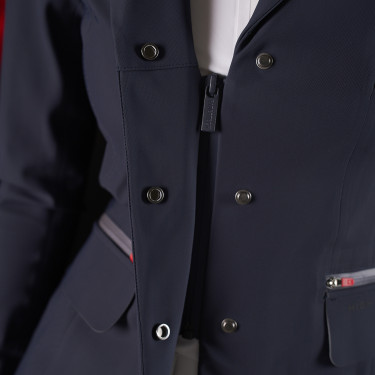 Veste de concours femme Equestro Ridertechnology avec coutures thermosoudées Veste de concours femme Equestro Ridertechnology avec coutures thermosoudées