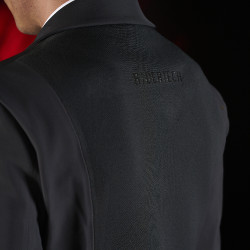 Veste de concours homme Equestro Ridertechnology avec coutures thermosoudées Noir